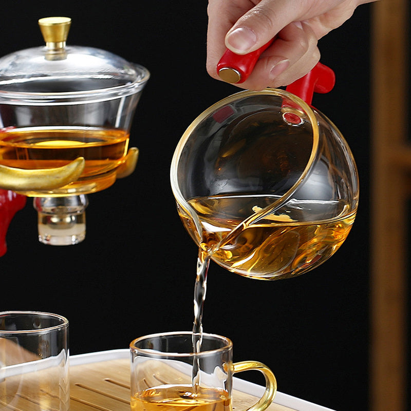 Unique Glass Semi-Automatic Tea Maker