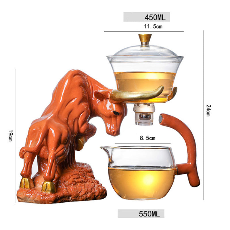 Unique Glass Semi-Automatic Tea Maker