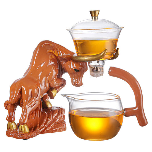 Unique Glass Semi-Automatic Tea Maker