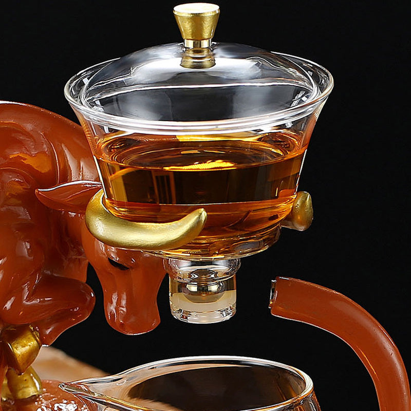 Unique Glass Semi-Automatic Tea Maker